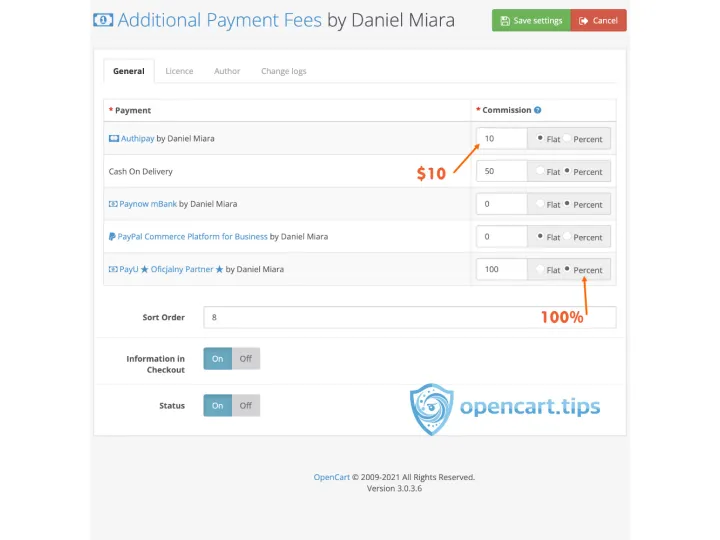  Additional Payment Fees