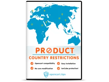 Product Country Restrictions OpenCart 2