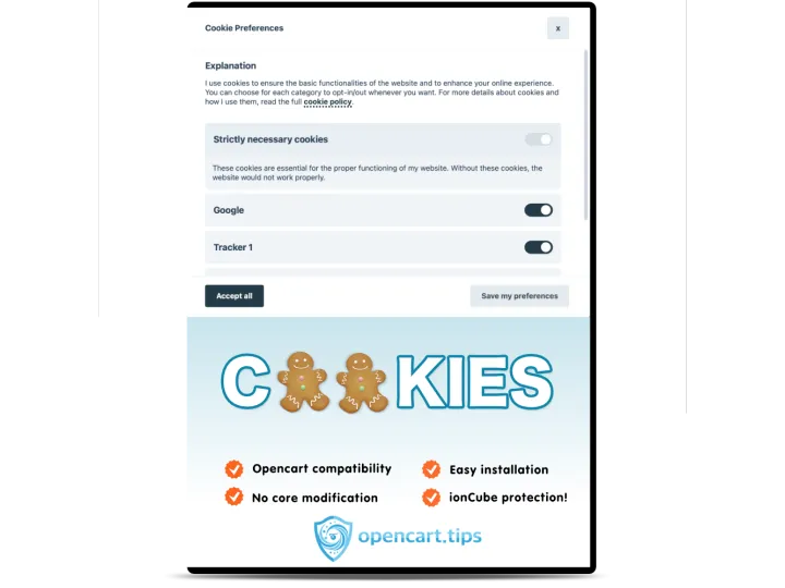 Cookies OpenCart