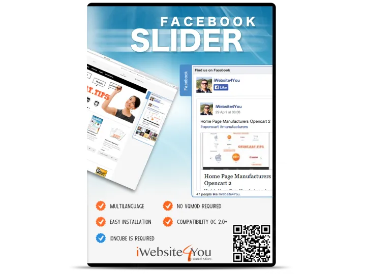 Facebook Slider Light OpenCart 2