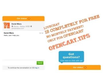 GG LiveChat Opencart 2
