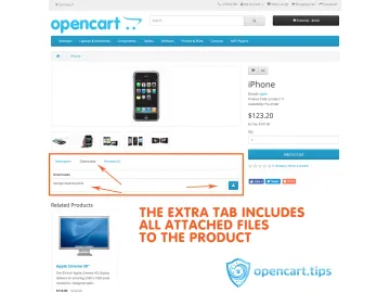 Free Download Attached Files OpenCart