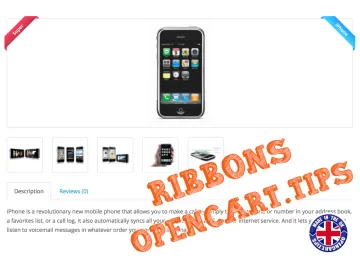 Ribbons Opencart 2