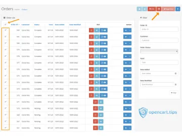 Shipping Packing List