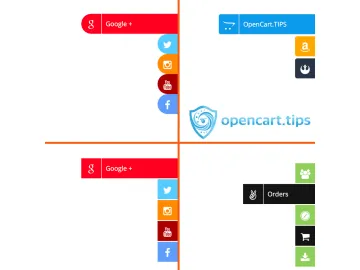 Slide Out Buttons OpenCart