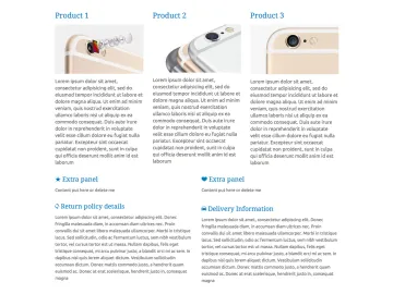 eBay listing template auction HTML Responsive